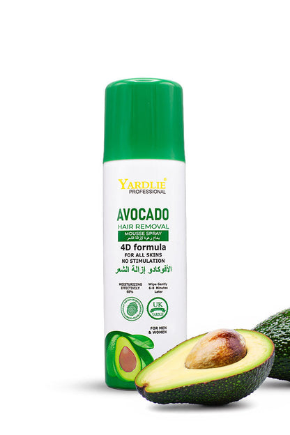 Yardlie Avocado Hair Removal Mousse Spray for Men and Women 200ml