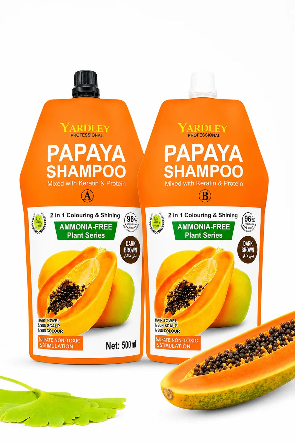 Yardlie Papaya Hair Colour Shampoo - 1000 ML