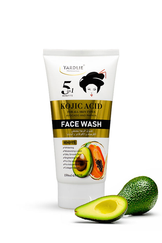 Yardlie Kojic Acid Face Wash Avocado and Papaya 150ml Online in Pakistan
